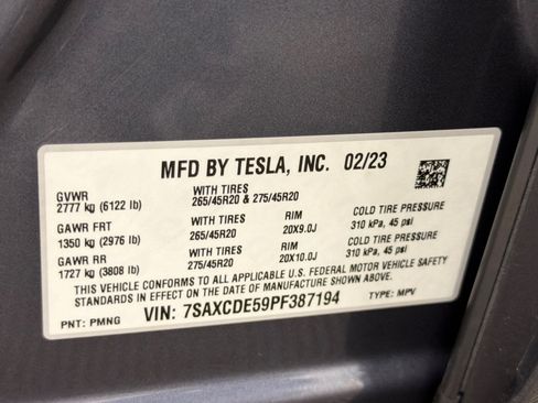 Used 2023 Tesla Model X AWD/4WD image 27