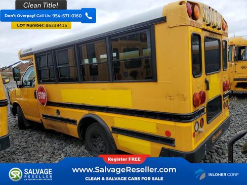 Used 2014 Chevrolet Express 3500 w/ School Bus Package RWD image 3