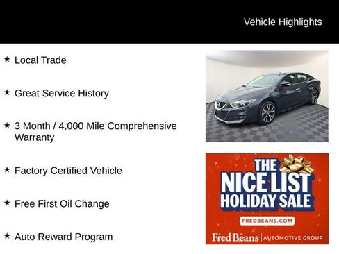 Used 2017 Nissan Maxima Platinum image 3