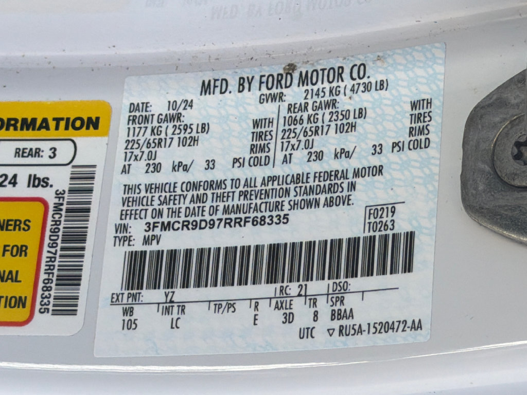 Used 2024 Ford Bronco Sport Badlands AWD/4WD image 32