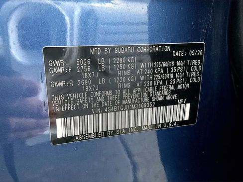 Used 2021 Subaru Outback Onyx Edition XT image 19