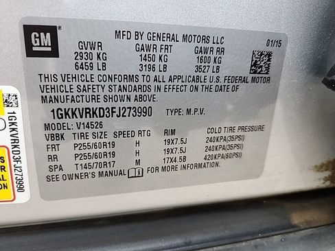 Used 2015 GMC Acadia SLT w/ Open Road Package AWD/4WD image 34