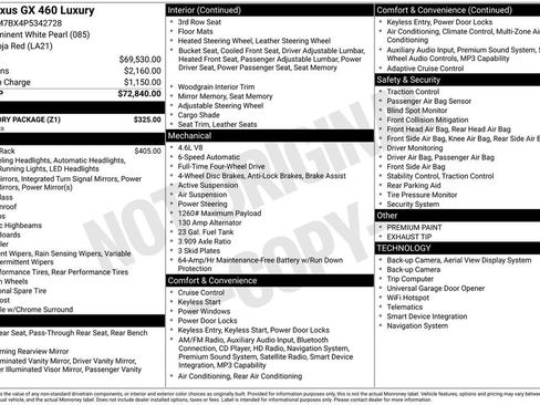 Used 2023 Lexus GX 460 Luxury w/ Accessory Package AWD/4WD image 4