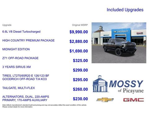 New 2026 Chevrolet Silverado 2500 High Country w/ High Country Premium Package AWD/4WD image 9