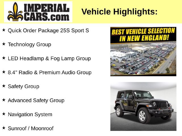 Used 2022 Jeep Wrangler Sport AWD/4WD image 8