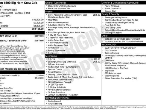 Used 2022 RAM 1500 Big Horn w/ Trailer Tow Group AWD/4WD image 3