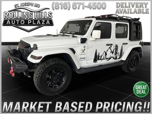 Used 2023 Jeep Wrangler Unlimited Sahara w/ Cold Weather Group AWD/4WD image 1