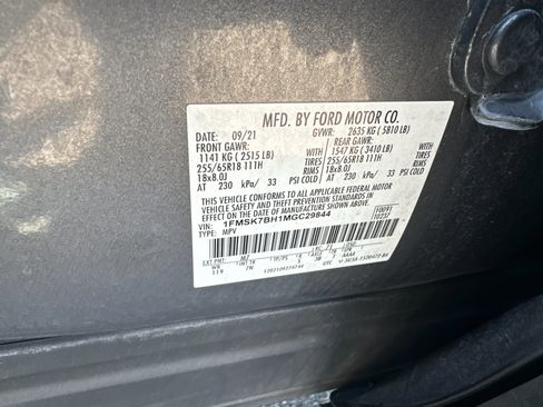 Certified 2021 Ford Explorer 2WD image 28