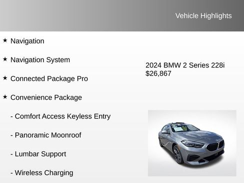 Used 2024 BMW 228i Gran Coupe image 12