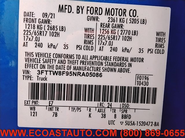 Used 2022 Ford Maverick XLT w/ Equipment Group 300A Standard AWD/4WD image 17