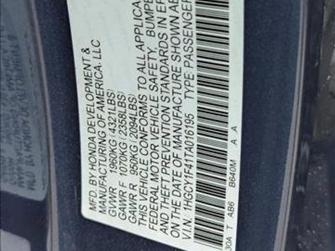 New 2026 Honda Accord SE image 16