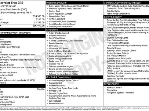 Used 2025 Chevrolet Trax RS FWD image 3