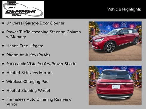 Certified 2024 Lincoln Corsair Reserve w/ Equipment Group 201A AWD/4WD image 26