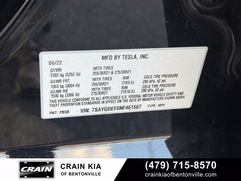 Used 2022 Tesla Model Y Performance AWD/4WD image 30