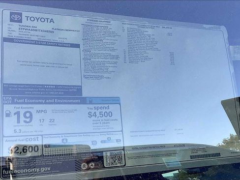 New 2026 Toyota Tundra Platinum image 22