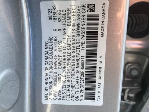 Certified 2023 Honda Civic LX image 17