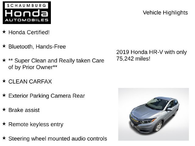 Used 2019 Honda HR-V LX image 8