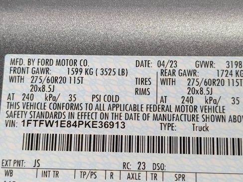 Certified 2023 Ford F150 Lariat AWD/4WD image 27