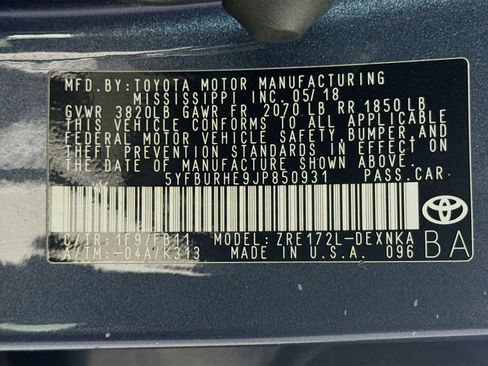 Used 2018 Toyota Corolla LE image 39