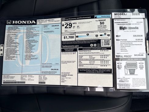 New 2026 Honda CR-V EX-L image 20