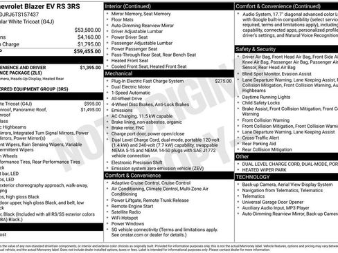 New 2026 Chevrolet Blazer EV RS image 10