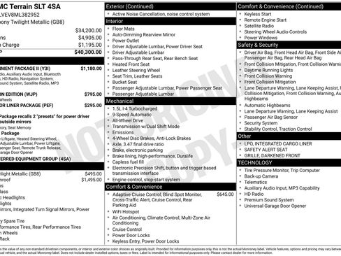 Used 2021 GMC Terrain SLT w/ Infotainment Package II AWD/4WD image 1