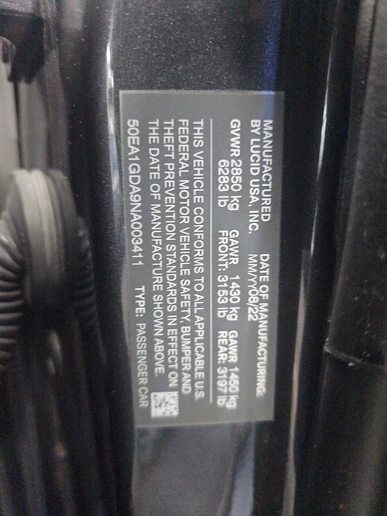 Used 2022 Lucid Air Grand Touring AWD/4WD image 20