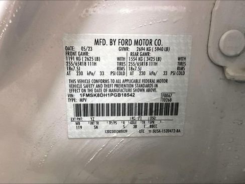 Used 2023 Ford Explorer XLT w/ Equipment Group 202A image 36