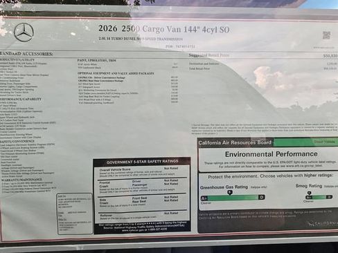 New 2026 Mercedes-Benz Sprinter 2500 image 11