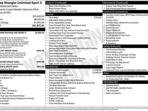 Used 2018 Jeep Wrangler Unlimited Sport S image 30