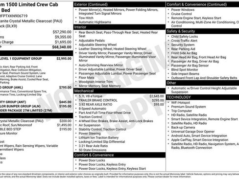 Used 2019 RAM 1500 Limited AWD/4WD image 30