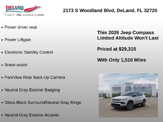 New 2026 Jeep Compass Limited AWD/4WD image 22