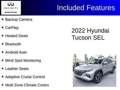 Used 2022 Hyundai Tucson SEL w/ Convenience + Premium Package FWD image 2