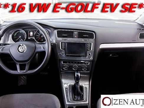 Used 2016 Volkswagen e-Golf SE FWD image 14
