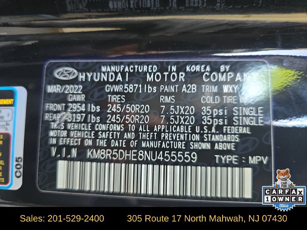 Certified 2022 Hyundai Palisade Limited w/ Cargo Package AWD/4WD image 31