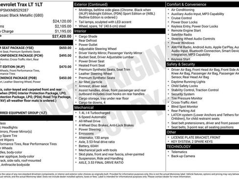 Used 2022 Chevrolet Trax LT w/ Premium Seat Package AWD/4WD image 19