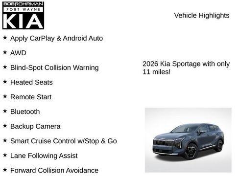 New 2026 Kia Sportage S AWD/4WD image 7