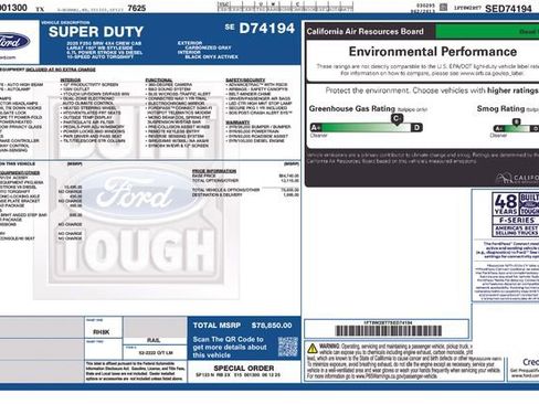 Used 2025 Ford F250 Lariat w/ FX4 Off-Road Package AWD/4WD image 34