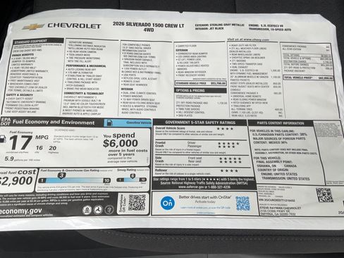 New 2026 Chevrolet Silverado 1500 LT AWD/4WD image 22