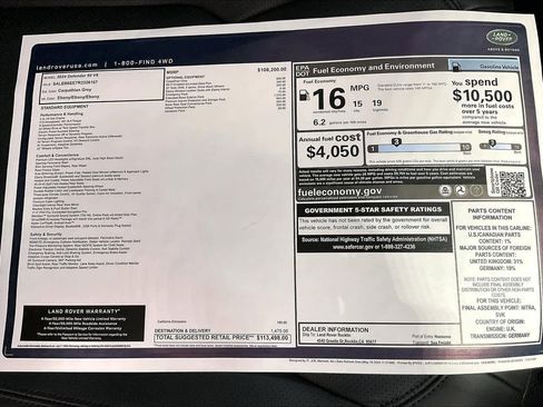 New 2024 Land Rover Defender 90 V8 image 36