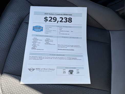Used 2024 Subaru Crosstrek 2.5i Wilderness w/ Crosstrek Mirror Package image 18