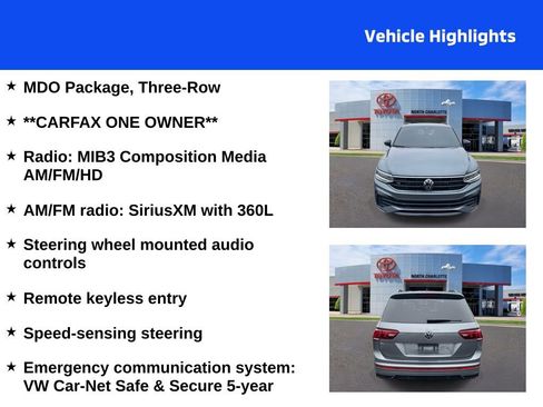Used 2024 Volkswagen Tiguan SE R-Line w/ MDO Package, Three-Row image 4