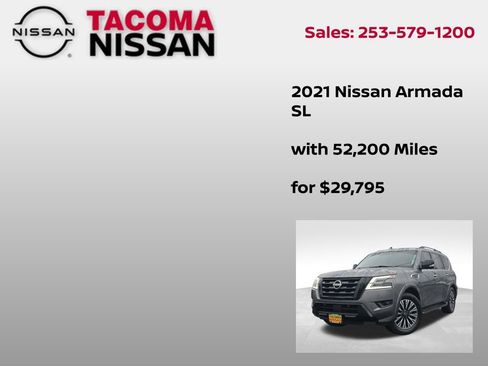 Used 2021 Nissan Armada SL image 6