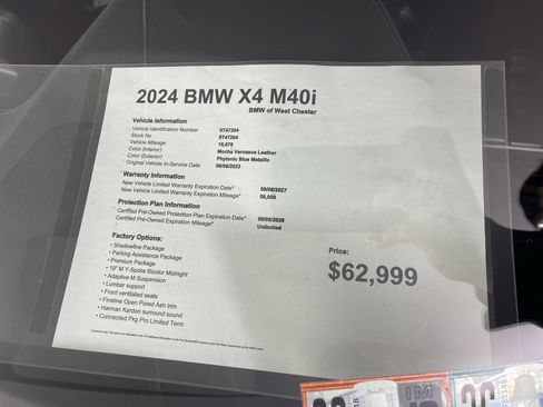 Certified 2024 BMW X4 M40i w/ Premium Package image 17