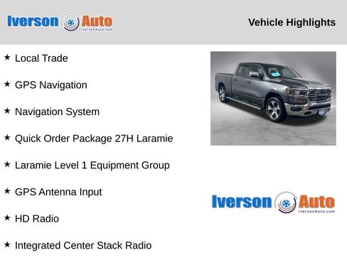 Used 2023 RAM 1500 Laramie AWD/4WD image 2