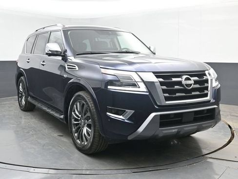 Used 2021 Nissan Armada Platinum w/ Captain's Chairs Package AWD/4WD image 2