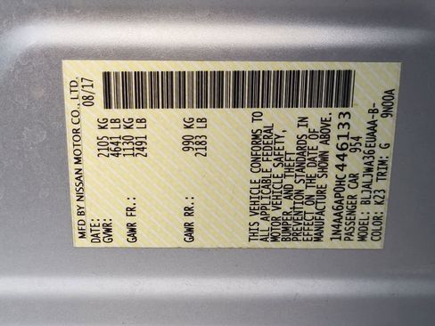 Used 2017 Nissan Maxima 3.5 SV image 34