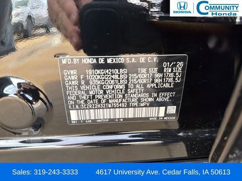 New 2026 Honda HR-V LX image 31