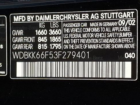 Used 2003 Mercedes-Benz SLK 32 AMG image 22