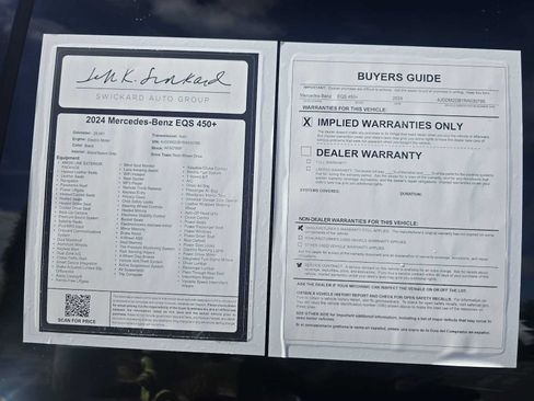 Used 2024 Mercedes-Benz EQS 450+ SUV image 16